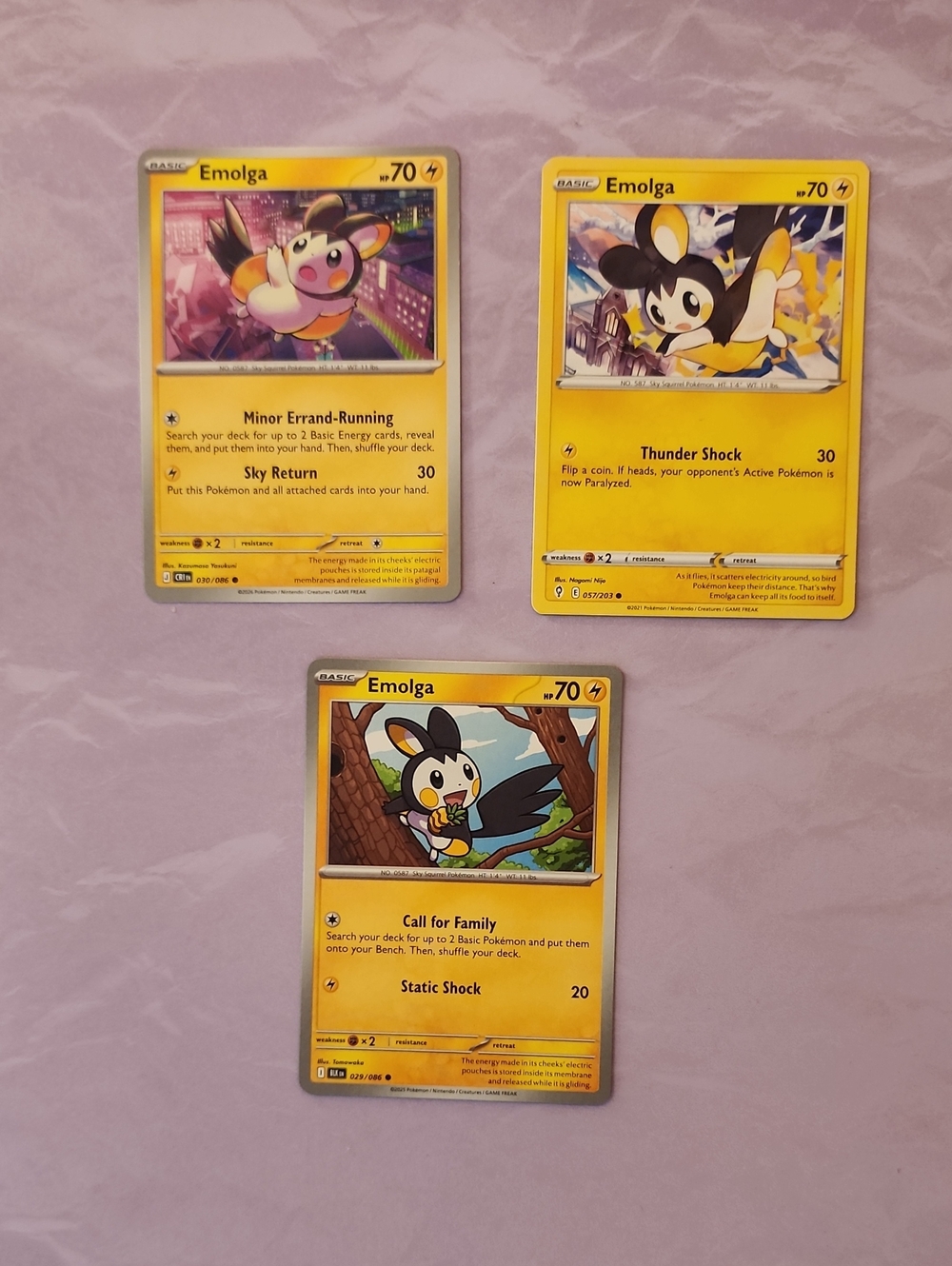 Emolga Trading Cards